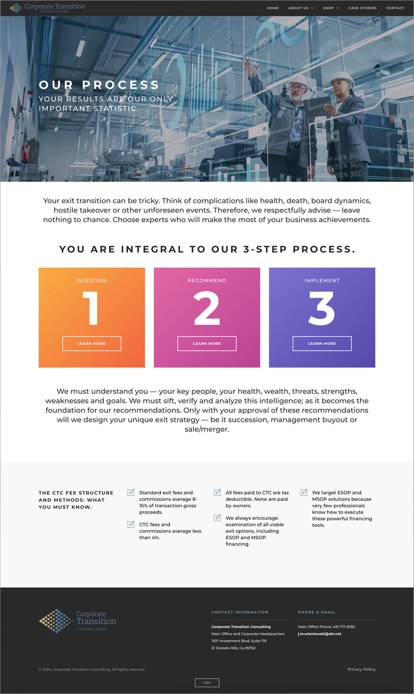CTC Website Process