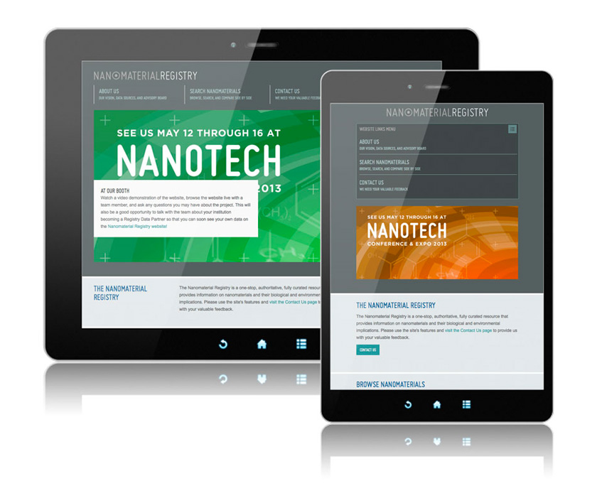 Nanomaterial Registry Landing